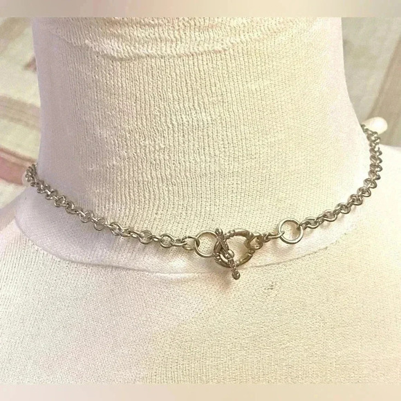 Vintage (90’s) Avgad signed  necklace with a natural pearls - Picture 6 of 7